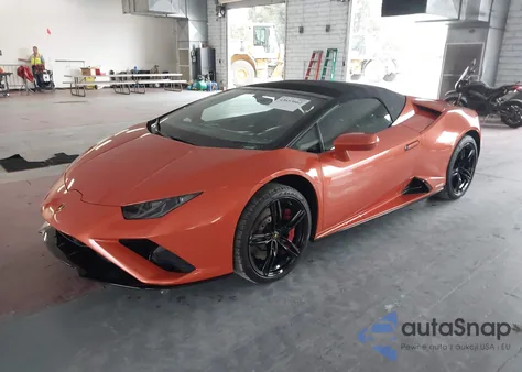 2020 Lamborghini Huracan Evo z USA, uszkodzony, nr VIN ZHWUT5ZF4LLA15403